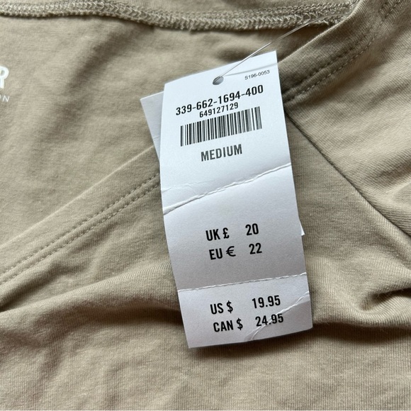 Hollister Tan Scrunched Tie Crop Top - Picture 7 of 7